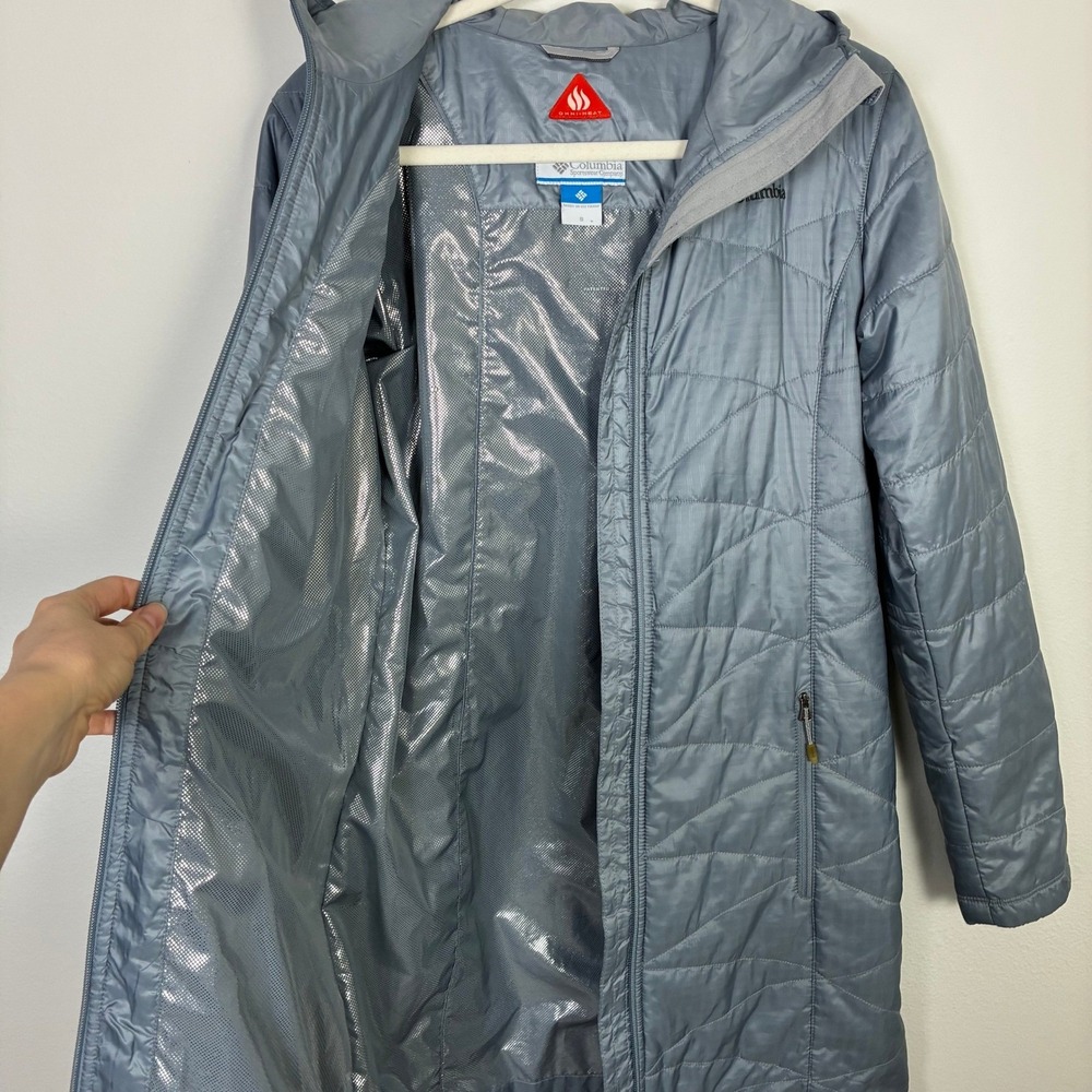 Columbia Mighty Lite Omni Heat Puffer Jacket Women's Small Quilted Winter Spring - Picture 6 of 8